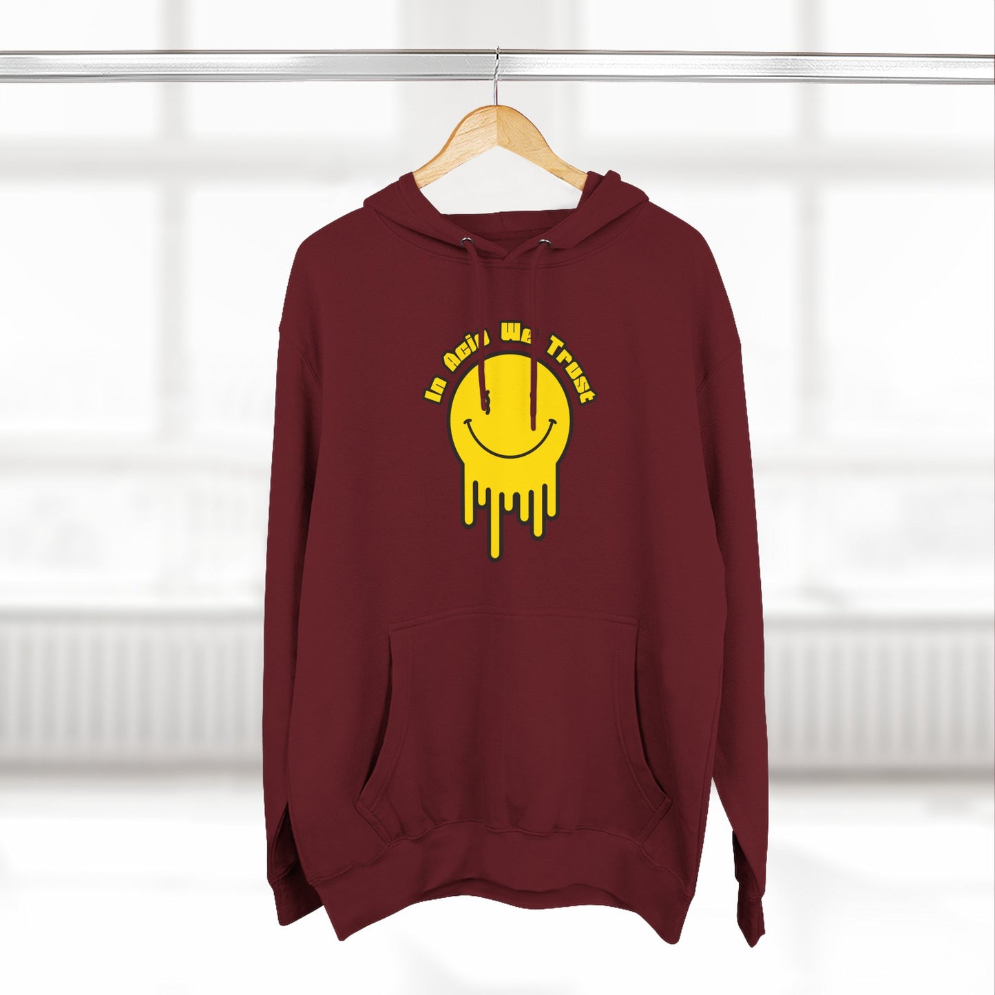 Smiley Face Drip Hoodie