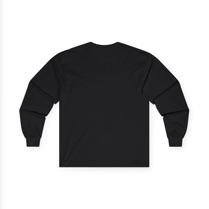 Synthwave Sunset Long Sleeve Tee — Retro Vaporwave Miami Night Graphic