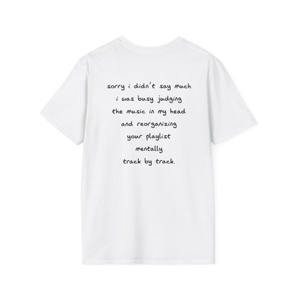 Sorry, I’m Fixing Your Playlist Tee