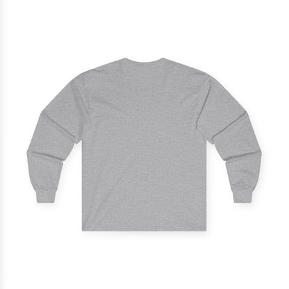 Synthwave Sunset Long Sleeve Tee — Retro Vaporwave Miami Night Graphic