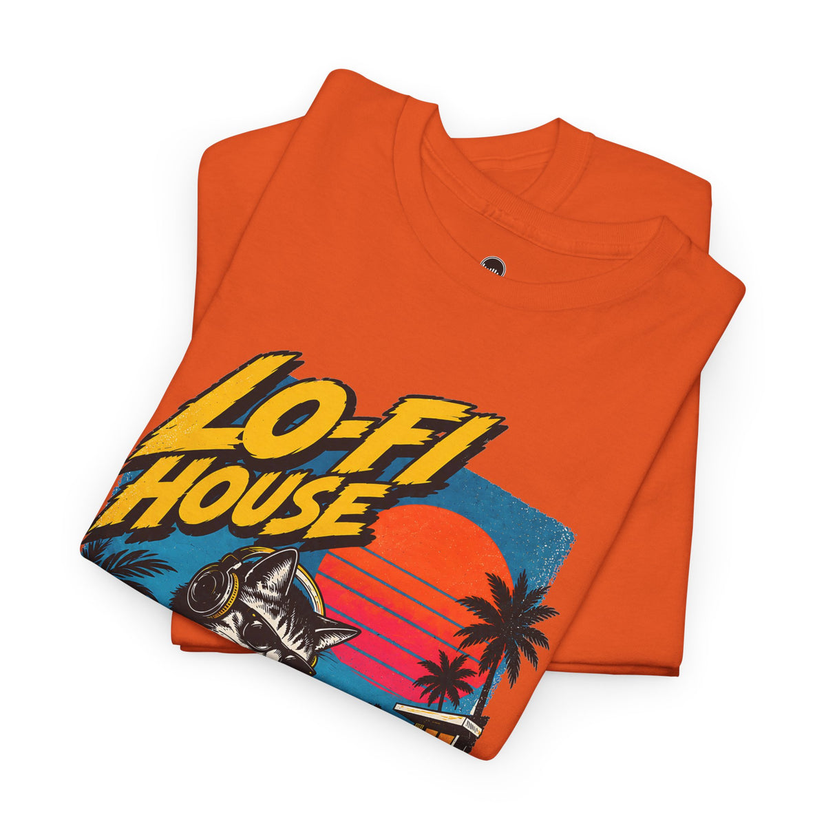Lo-Fi House DJ T-Shirt — Retro Sunset Music Tee