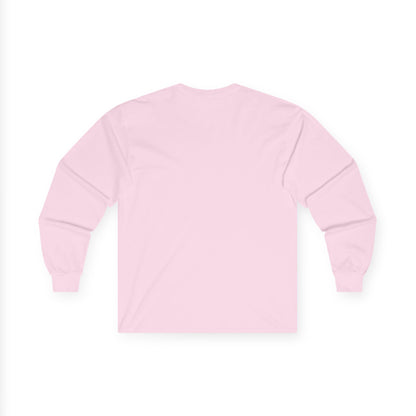 Synthwave Sunset Long Sleeve Tee — Retro Vaporwave Miami Night Graphic