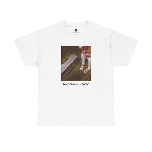 Life Runs on Repeat Unisex Tee