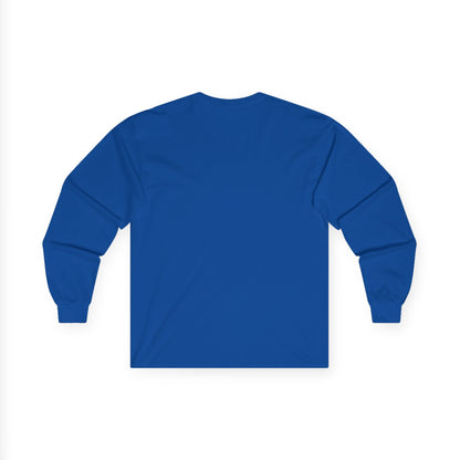 Synthwave Sunset Long Sleeve Tee — Retro Vaporwave Miami Night Graphic