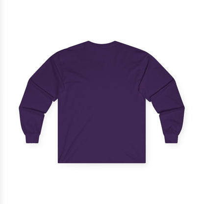 Synthwave Sunset Long Sleeve Tee — Retro Vaporwave Miami Night Graphic