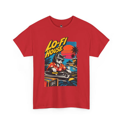 Lo-Fi House DJ T-Shirt — Retro Sunset Music Tee