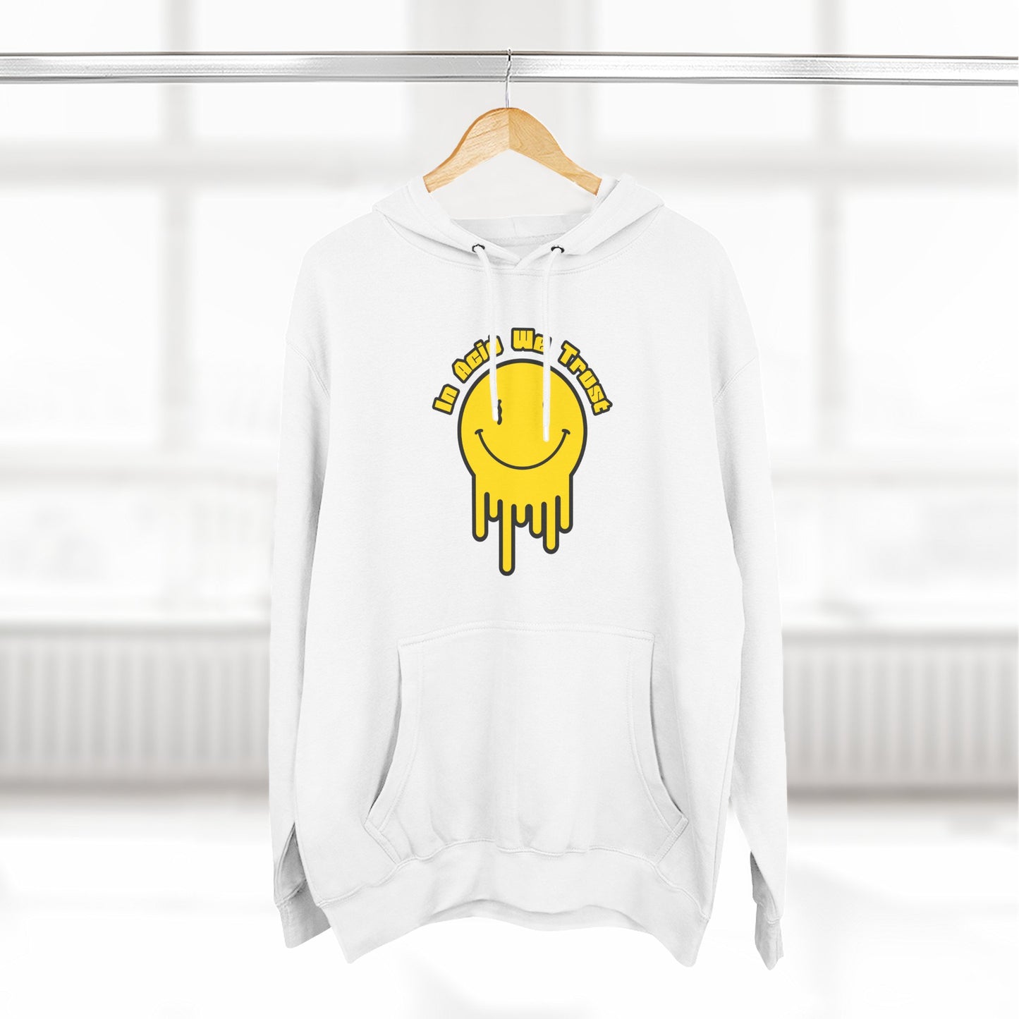 Smiley Face Drip Hoodie
