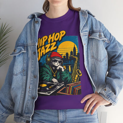 Hip Hop Jazz DJ Tee — Vintage Streetwear Music Graphic T-Shirt