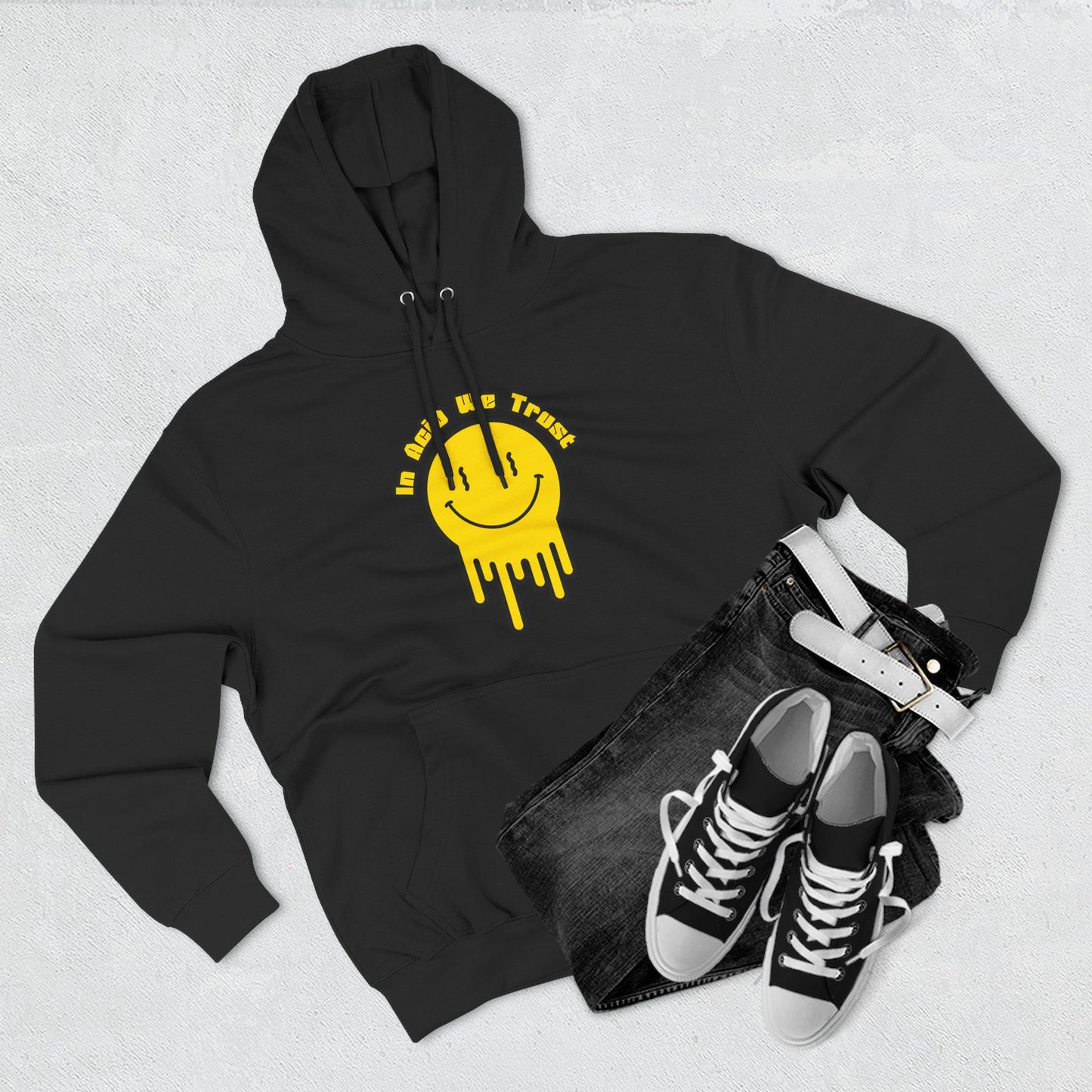 Smiley Face Drip Hoodie