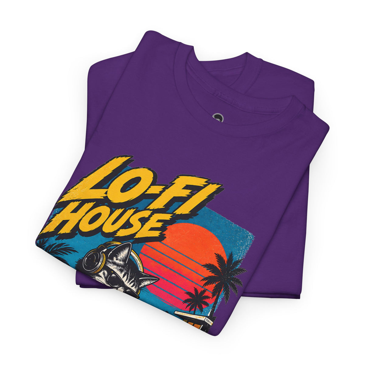 Lo-Fi House DJ T-Shirt — Retro Sunset Music Tee
