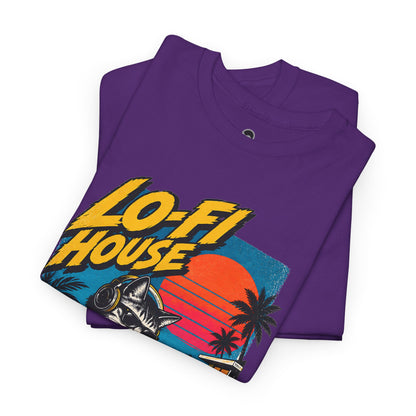 Lo-Fi House DJ T-Shirt — Retro Sunset Music Tee