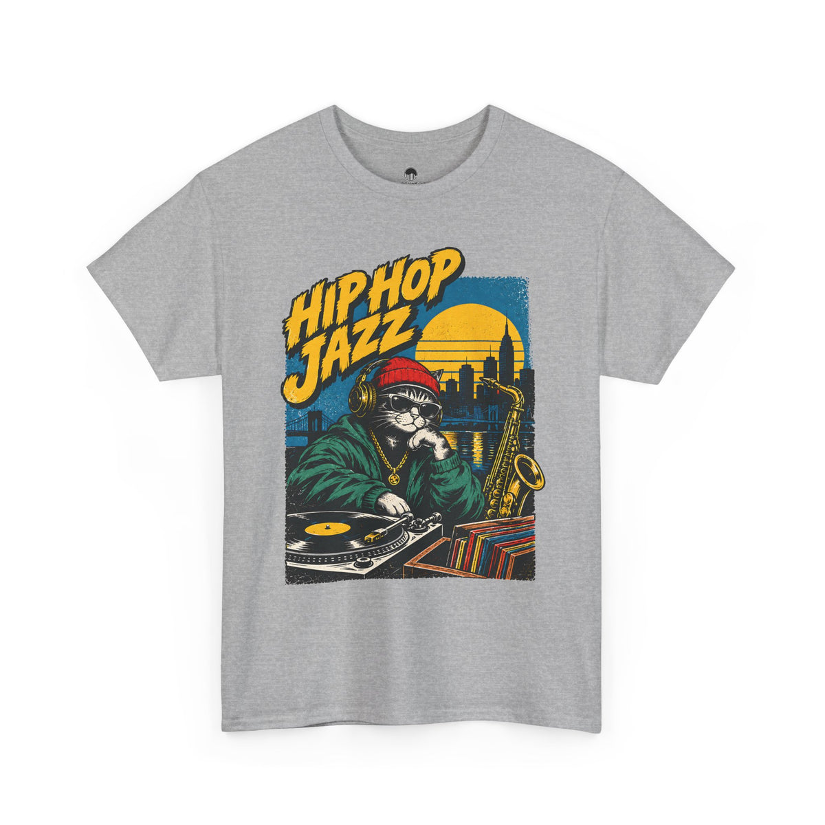 Hip Hop Jazz DJ Tee — Vintage Streetwear Music Graphic T-Shirt