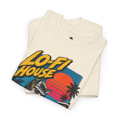 Lo-Fi House DJ T-Shirt — Retro Sunset Music Tee