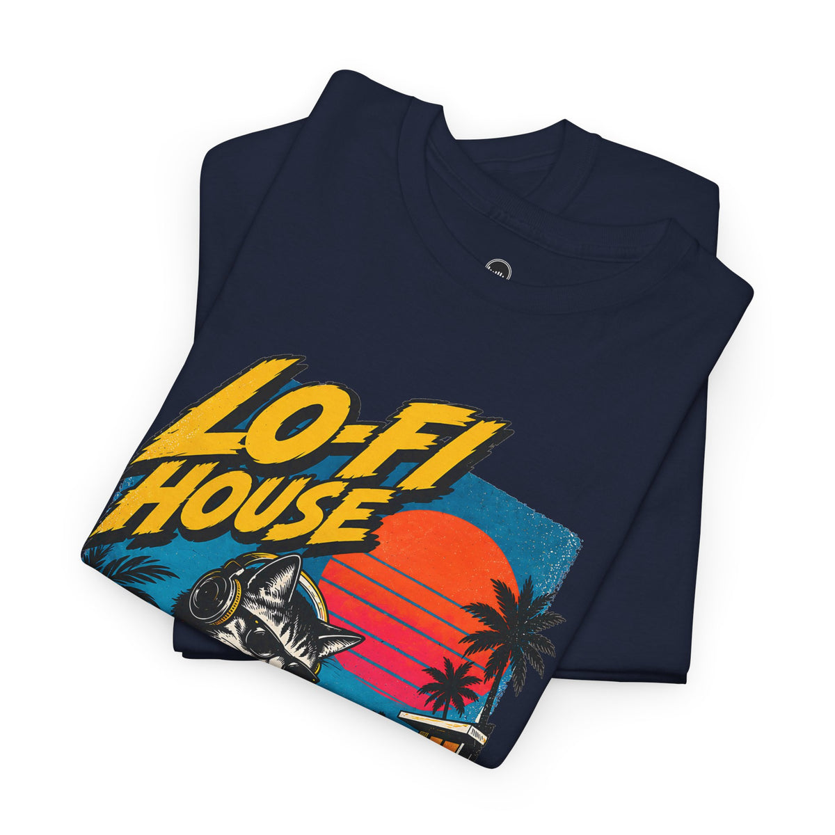 Lo-Fi House DJ T-Shirt — Retro Sunset Music Tee