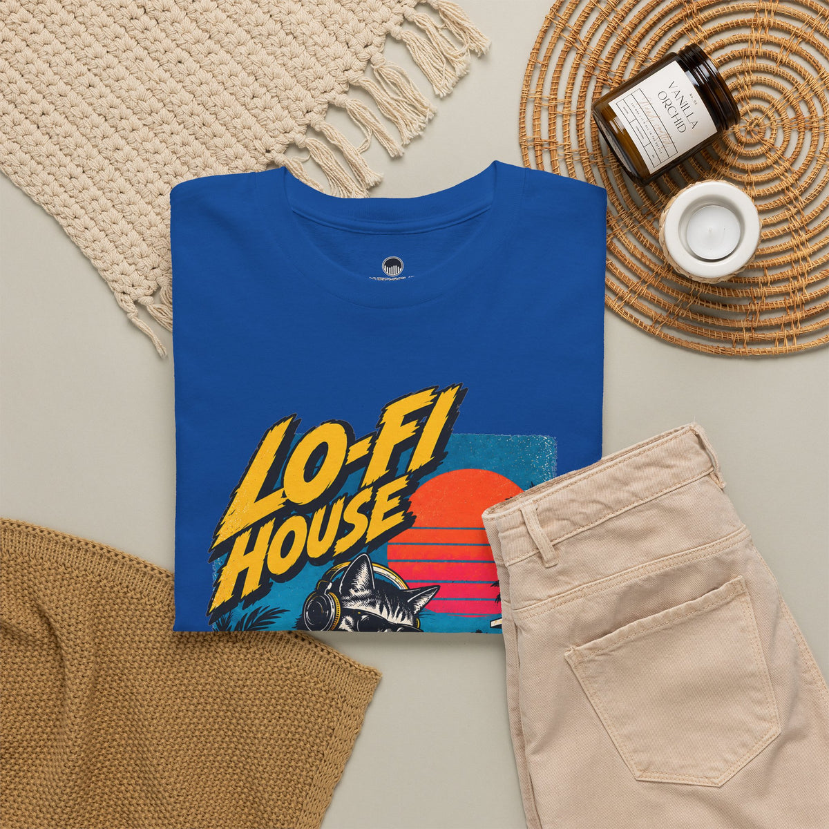Lo-Fi House DJ T-Shirt — Retro Sunset Music Tee