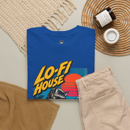 Lo-Fi House DJ T-Shirt — Retro Sunset Music Tee