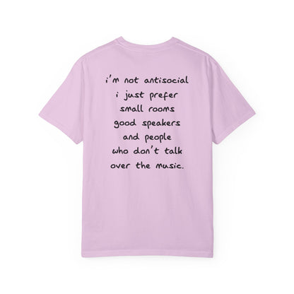 I am not anti-social tee