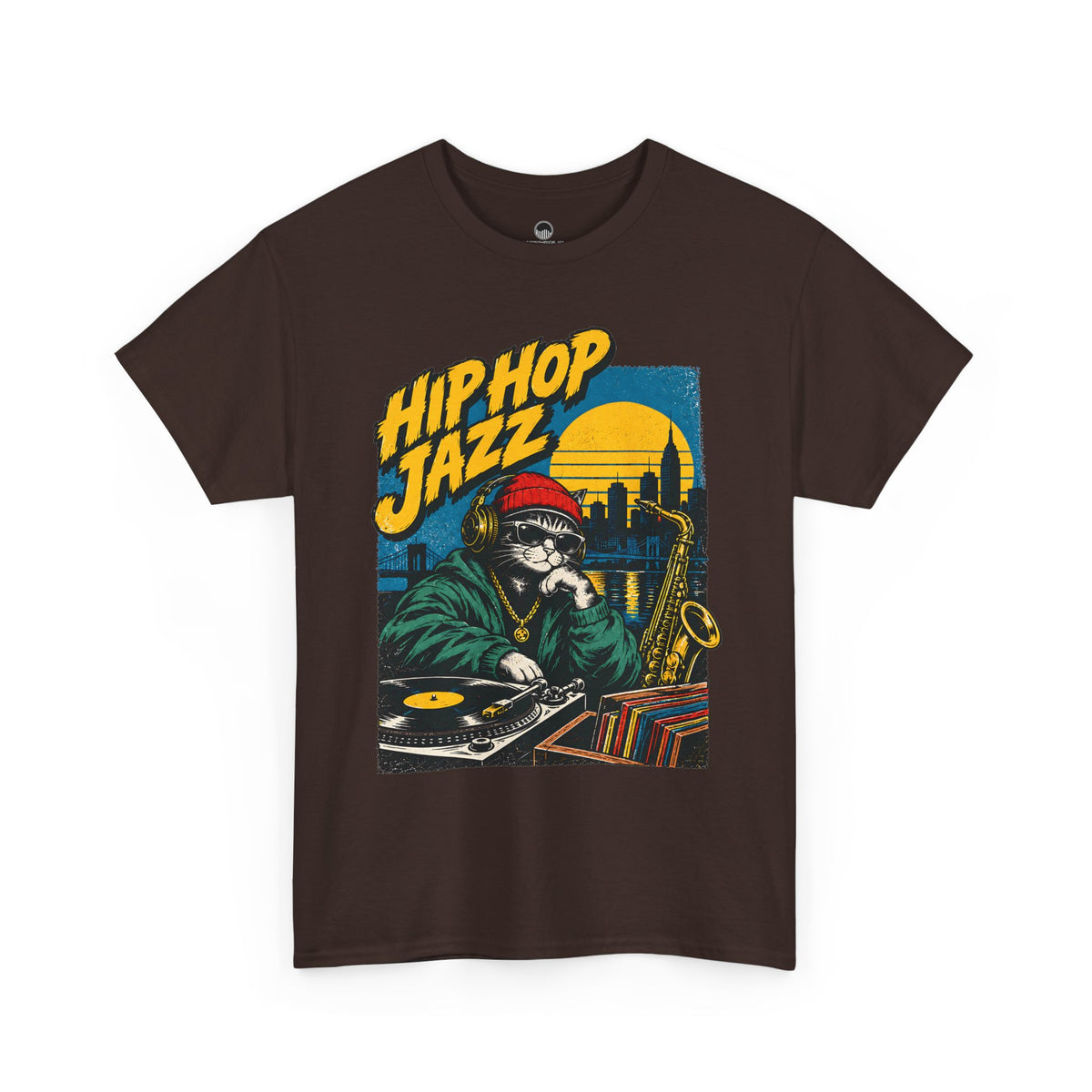 Hip Hop Jazz DJ Tee — Vintage Streetwear Music Graphic T-Shirt