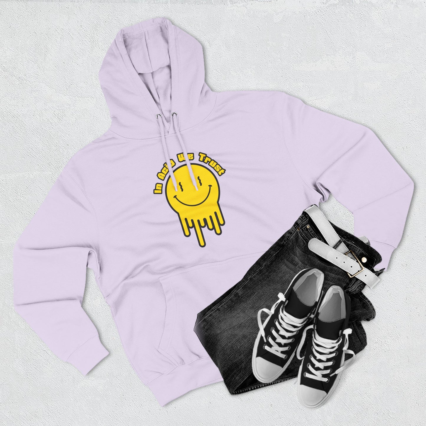 Smiley Face Drip Hoodie