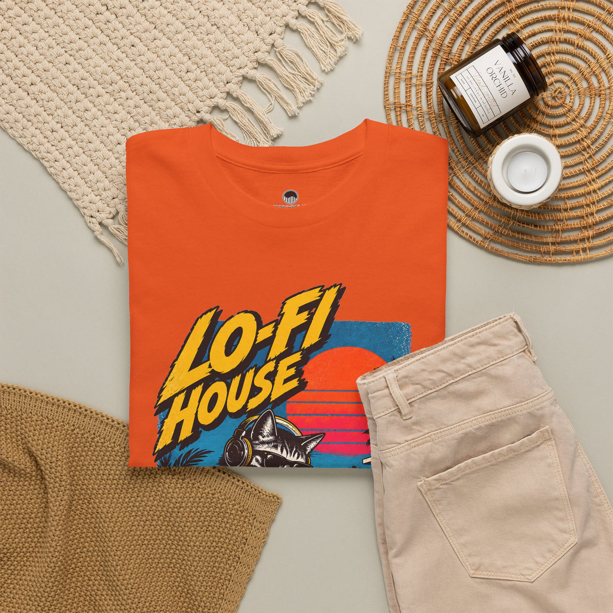 Lo-Fi House DJ T-Shirt — Retro Sunset Music Tee