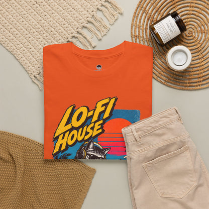 Lo-Fi House DJ T-Shirt — Retro Sunset Music Tee