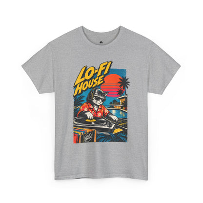 Lo-Fi House DJ T-Shirt — Retro Sunset Music Tee