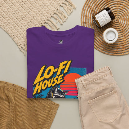 Lo-Fi House DJ T-Shirt — Retro Sunset Music Tee