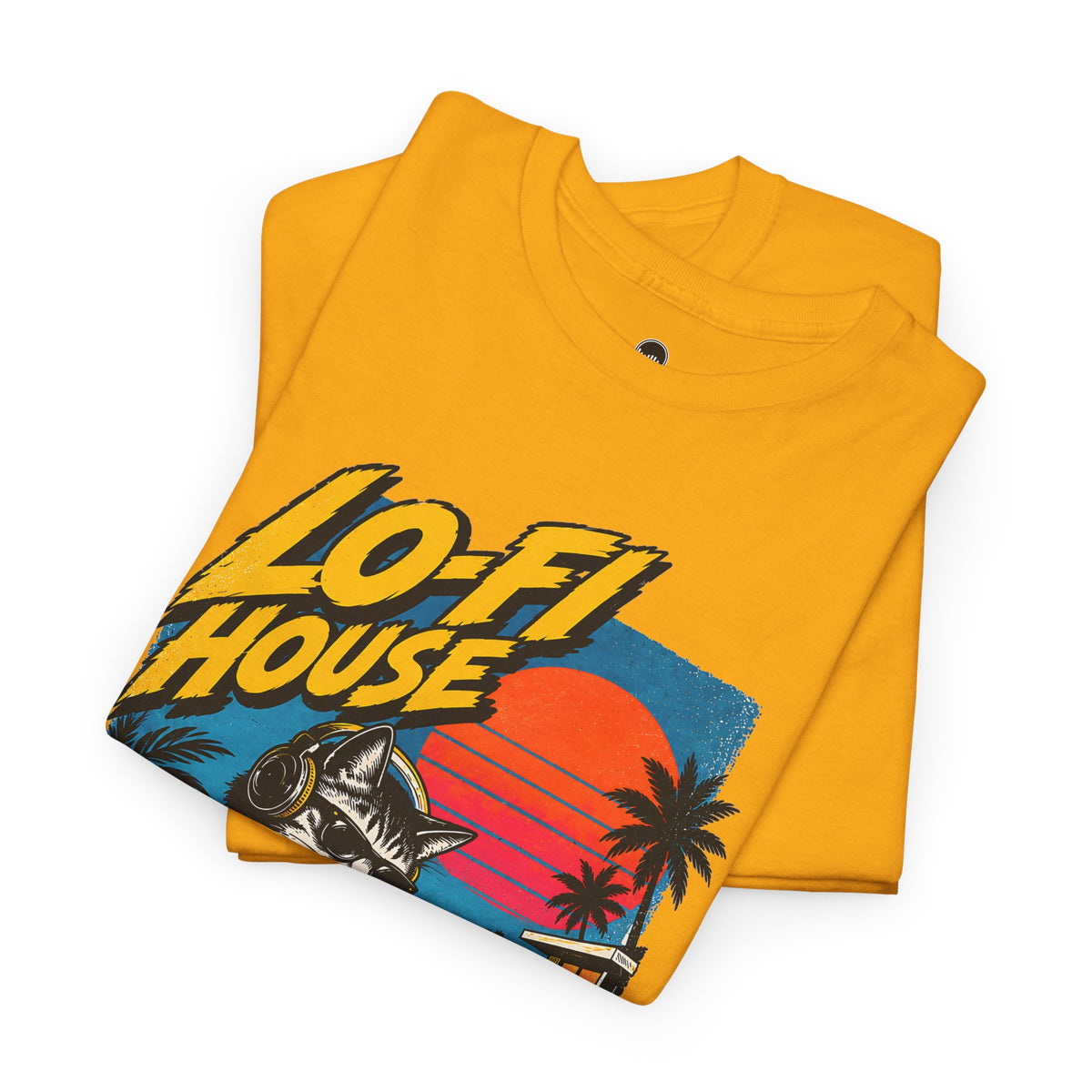 Lo-Fi House DJ T-Shirt — Retro Sunset Music Tee