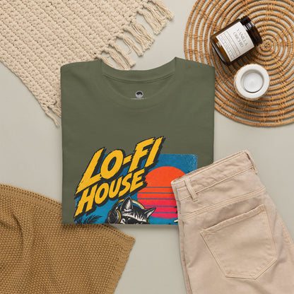 Lo-Fi House DJ T-Shirt — Retro Sunset Music Tee