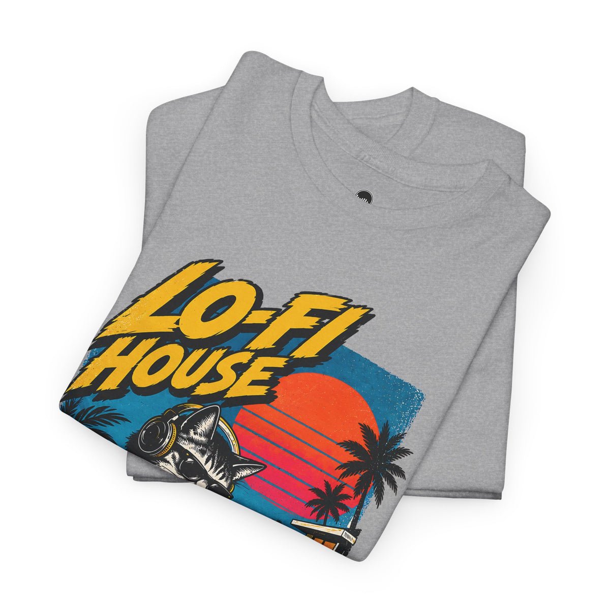 Lo-Fi House DJ T-Shirt — Retro Sunset Music Tee