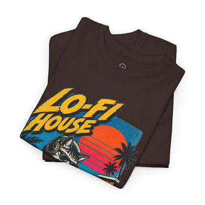 Lo-Fi House DJ T-Shirt — Retro Sunset Music Tee