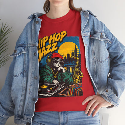 Hip Hop Jazz DJ Tee — Vintage Streetwear Music Graphic T-Shirt