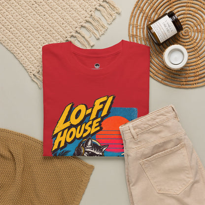 Lo-Fi House DJ T-Shirt — Retro Sunset Music Tee