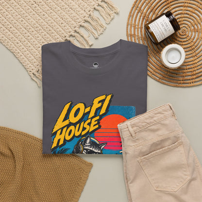 Lo-Fi House DJ T-Shirt — Retro Sunset Music Tee