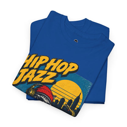 Hip Hop Jazz DJ Tee — Vintage Streetwear Music Graphic T-Shirt