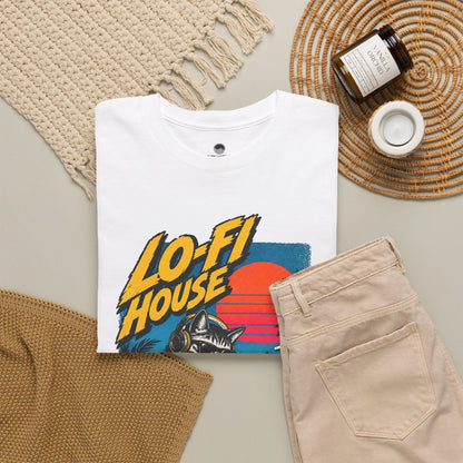 Lo-Fi House DJ T-Shirt — Retro Sunset Music Tee