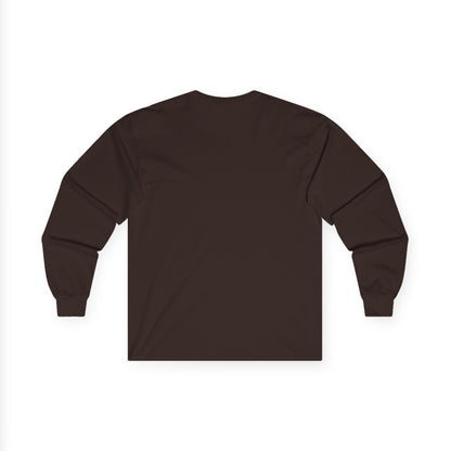 Synthwave Sunset Long Sleeve Tee — Retro Vaporwave Miami Night Graphic