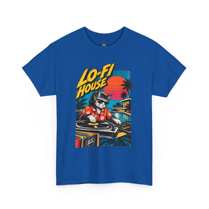 Lo-Fi House DJ T-Shirt — Retro Sunset Music Tee