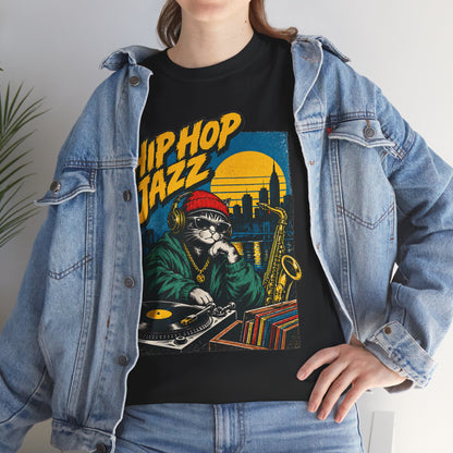 Hip Hop Jazz DJ Tee — Vintage Streetwear Music Graphic T-Shirt
