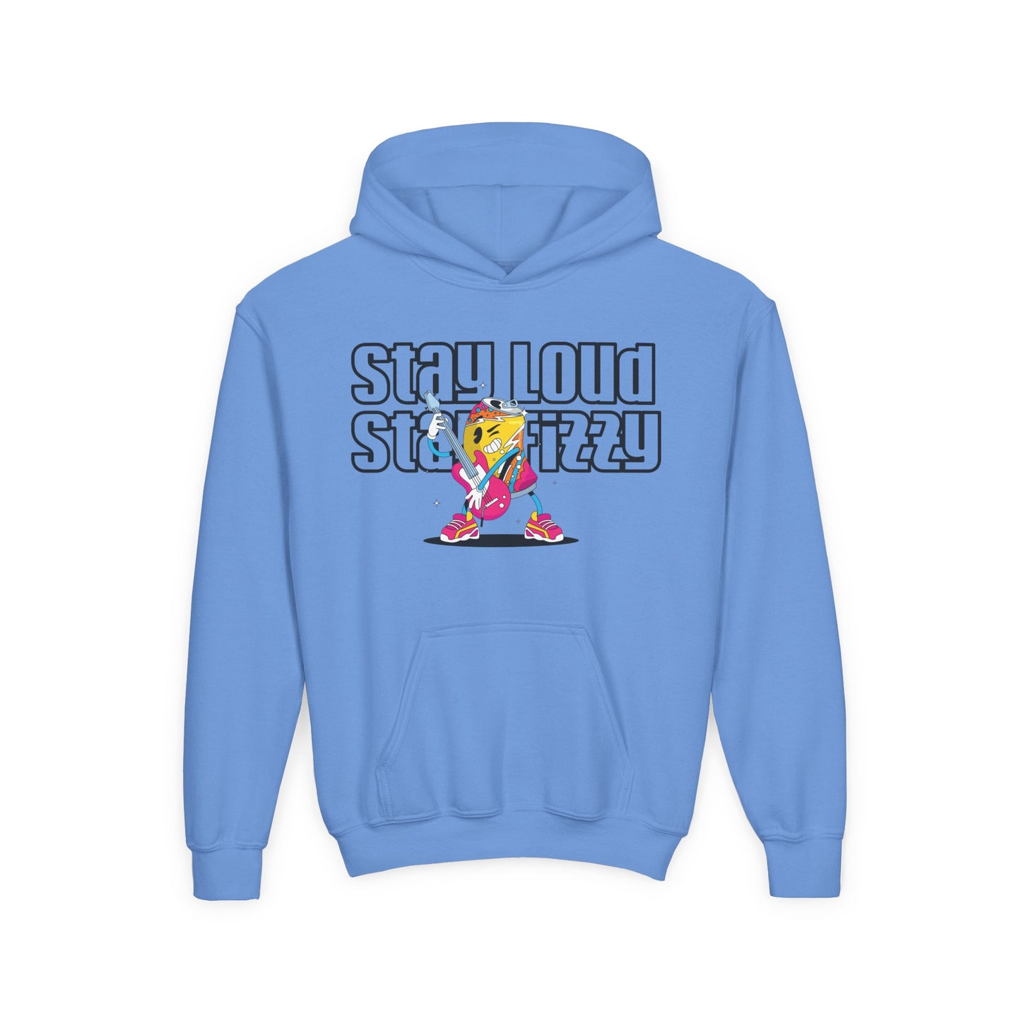 Youth Graphic Hoodie - Stay Loud Stay Fizzy, Cool Hooded Sweatshirt for Teens, Casual Wear, Perfect for Gifts, Streetwear Style, Fun & [...]