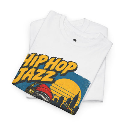 Hip Hop Jazz DJ Tee — Vintage Streetwear Music Graphic T-Shirt