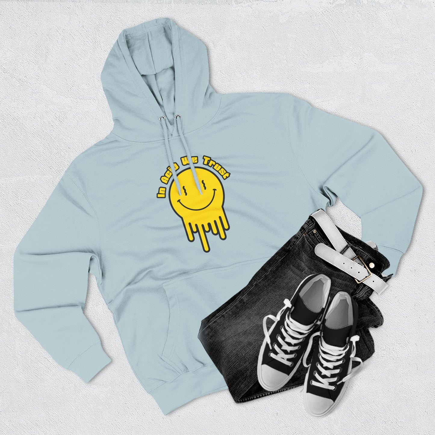 Smiley Face Drip Hoodie