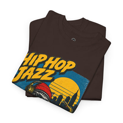 Hip Hop Jazz DJ Tee — Vintage Streetwear Music Graphic T-Shirt
