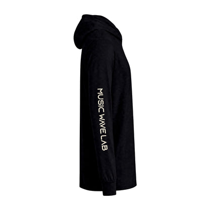 Lofi Night DJ Hooded Long Sleeve Tee