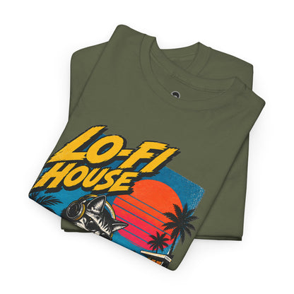 Lo-Fi House DJ T-Shirt — Retro Sunset Music Tee