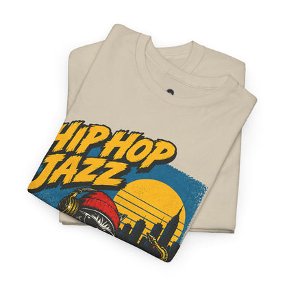 Hip Hop Jazz DJ Tee — Vintage Streetwear Music Graphic T-Shirt