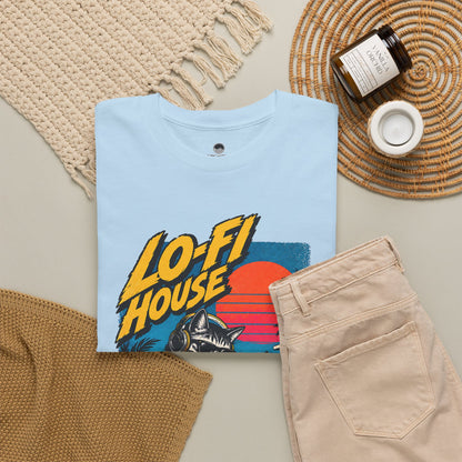 Lo-Fi House DJ T-Shirt — Retro Sunset Music Tee