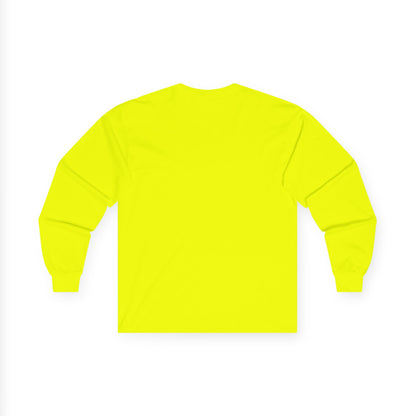 Synthwave Sunset Long Sleeve Tee — Retro Vaporwave Miami Night Graphic
