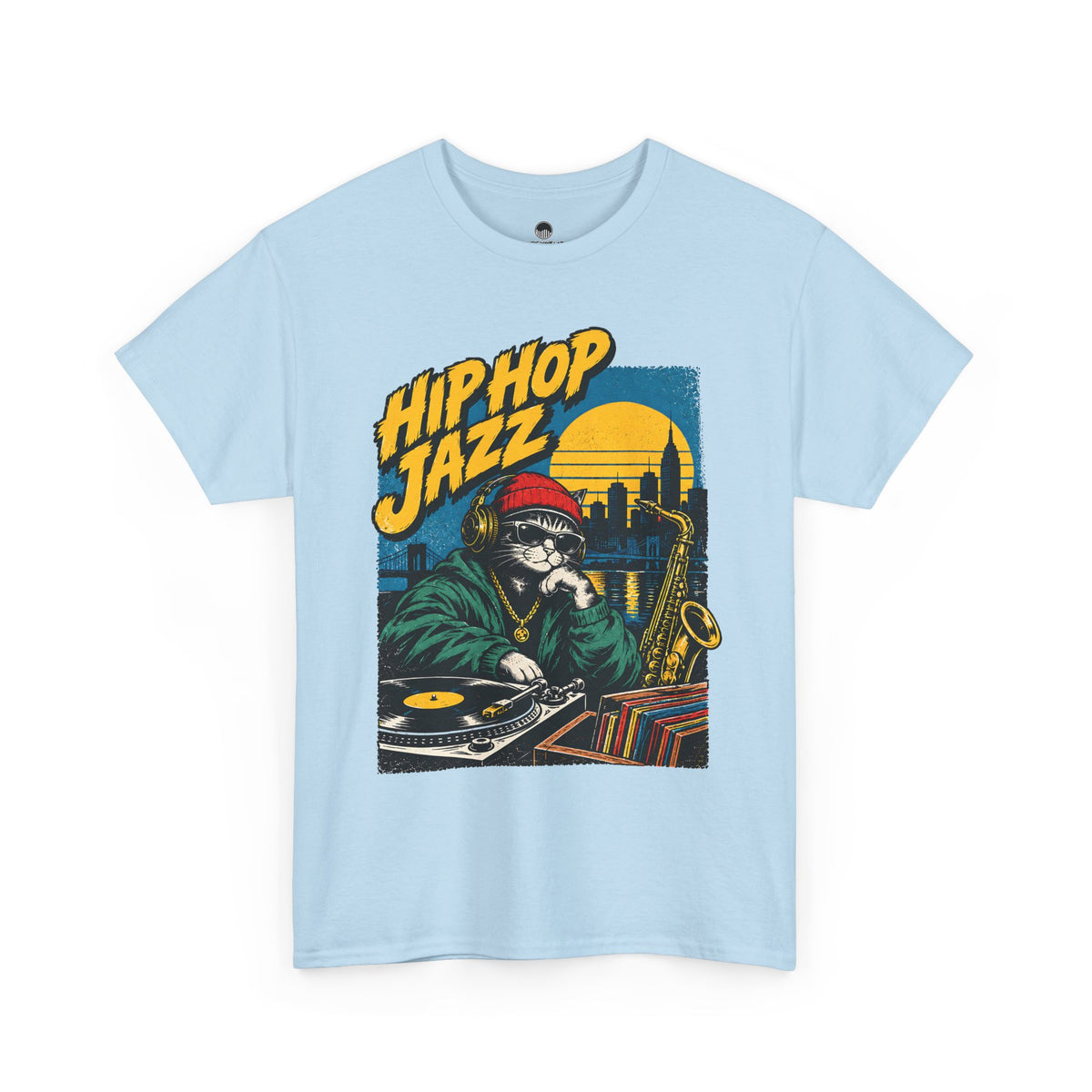 Hip Hop Jazz DJ Tee — Vintage Streetwear Music Graphic T-Shirt