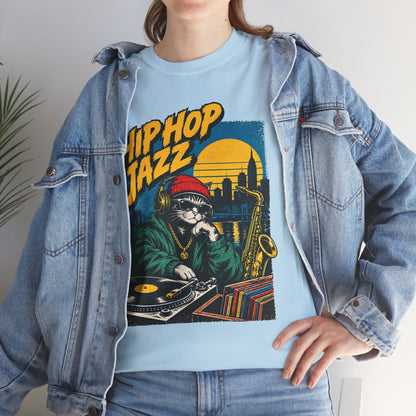 Hip Hop Jazz DJ Tee — Vintage Streetwear Music Graphic T-Shirt